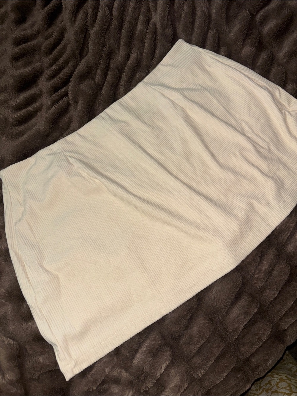 HALARA | High Waist 2 in 1 Courderoy Mini Skirt